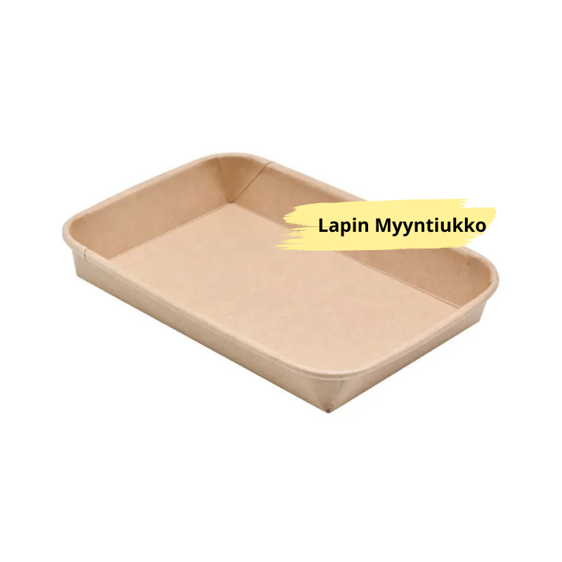 SUSHILAATIKKO, PAHVIA, 18,6X13X2,4CM, RUSKEA, 25KPL/PKT. Siisti paketti Susheille.