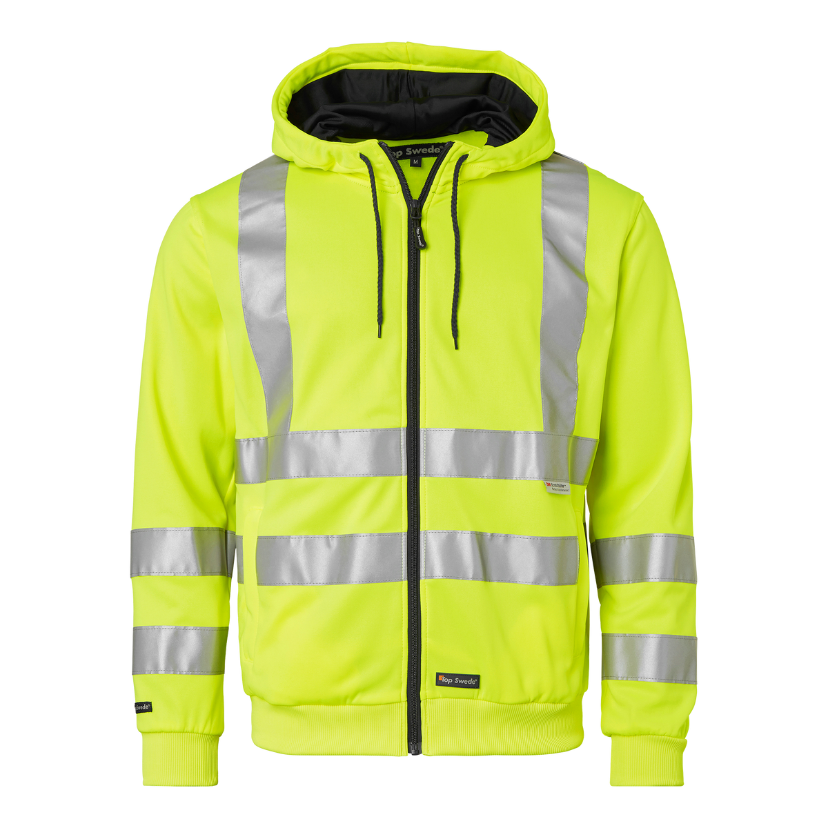 Top Swede 4429 Sweat, unisex. Erityisesti suunniteltu rakennus- ja teollisuusalan ammattilaisille. (Keltainen ja orannsi)