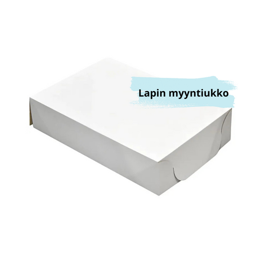 Aaltopahvi kakkulaatikko 650 x 450 x 150 mm valkoisella pohjalla.