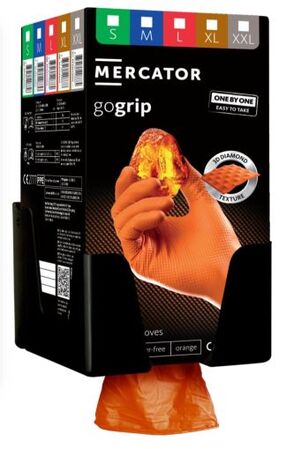 Mercator GoGrip One-by-One käsineteline seinälle, musta