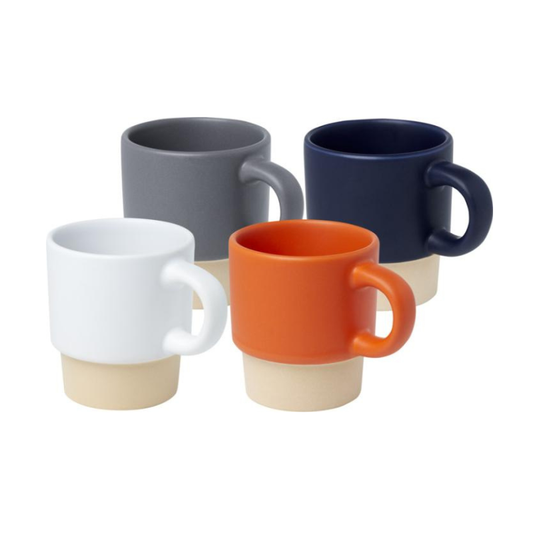 Olympia 130 ml espressokuppi logopainatuksella. Yrityslahja ja kahvilatuote. 50kpl.