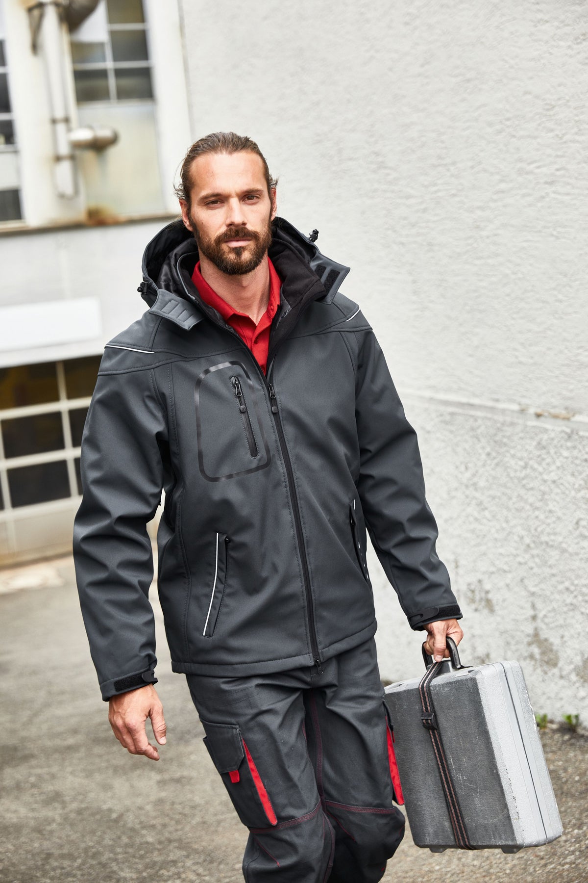 James & Nicholson Miesten talvinen softshell-takki