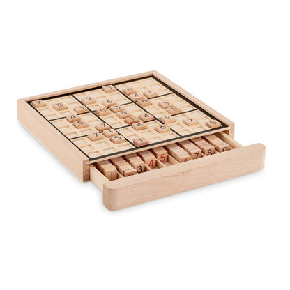 Klassinen ja kestävä Sudoku-pelitaulu puusta laserkaiverruksella! Esim. 5kpl.